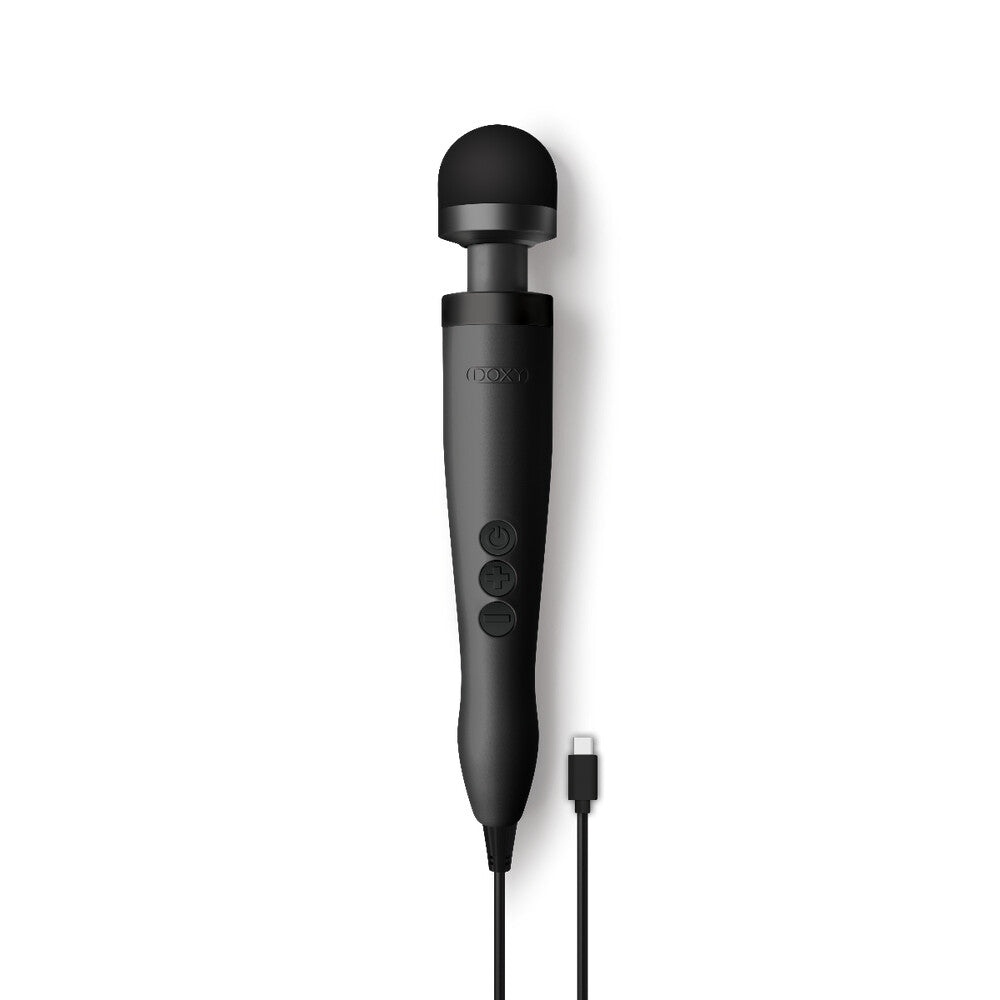 Doxy Wand 3 Black USB Powered - Eroticon Ltd
