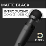 Doxy Wand 3 Black USB Powered - Eroticon Ltd