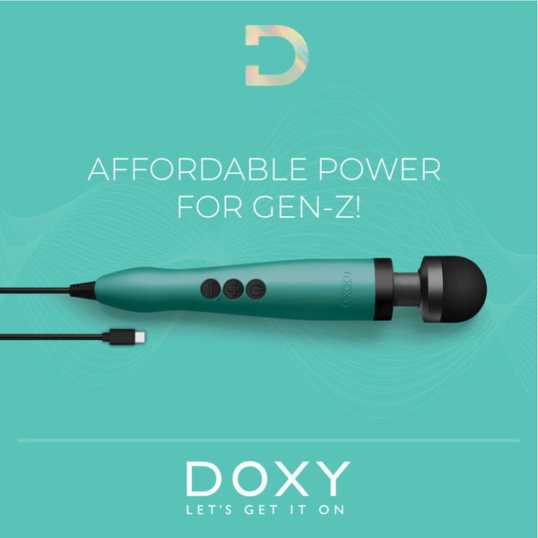 Doxy Wand 3 Turquoise USB Powered - Eroticon Ltd