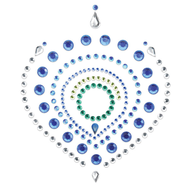 Bijoux Indscrets Flamboyant Body Jewelery Blue And Green - Eroticon Ltd