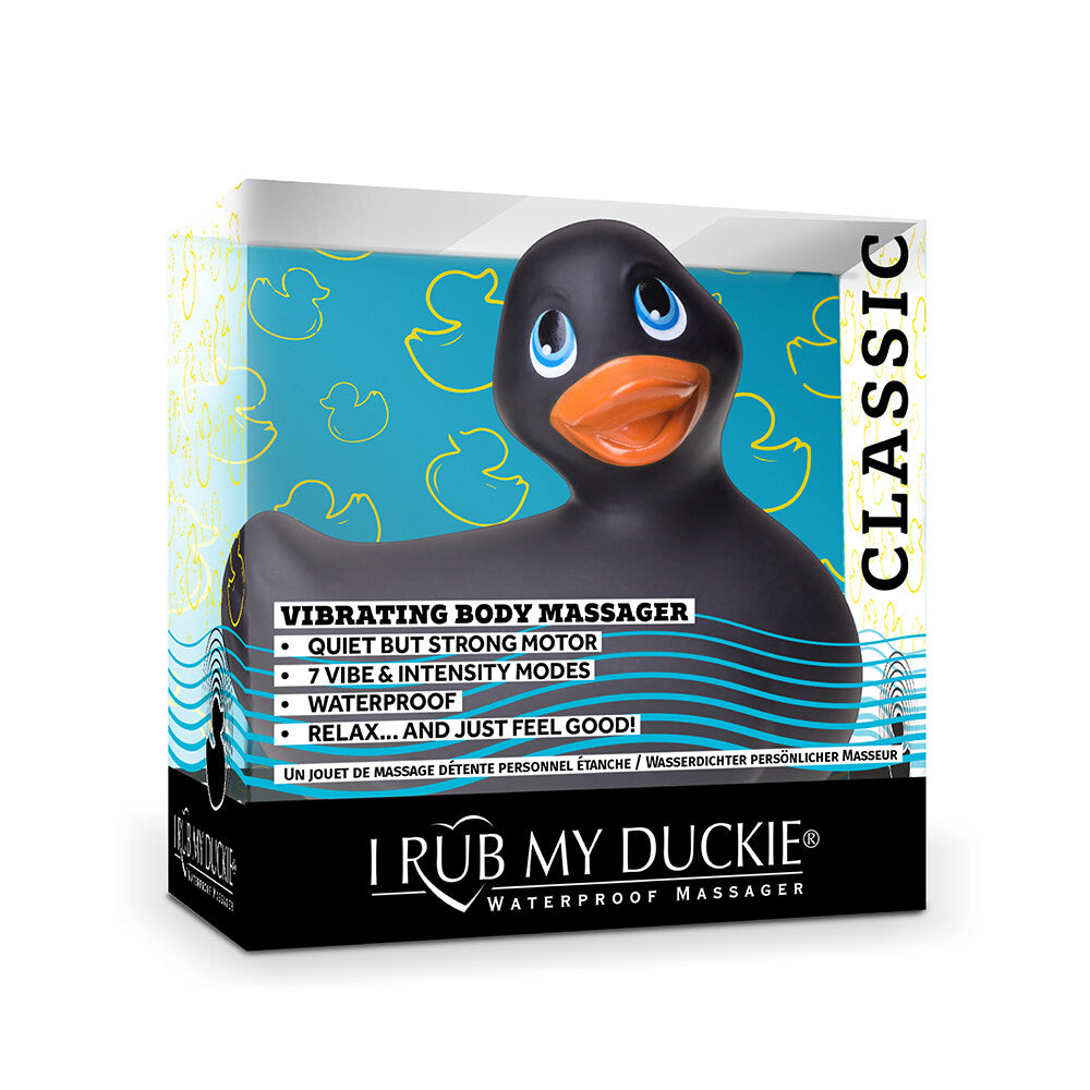 I Rub My Duckie 2.0 Classic Massager Black - Eroticon Ltd