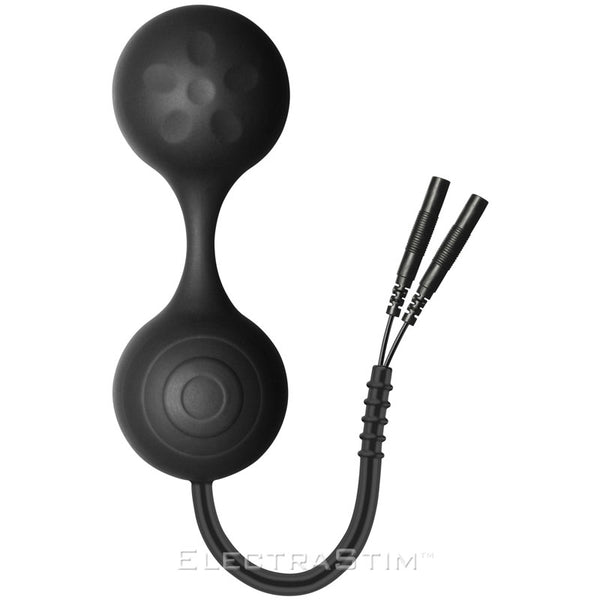 ElectraStim Silicone Noir Lula Electro Jiggle Kegel Balls - Eroticon Ltd