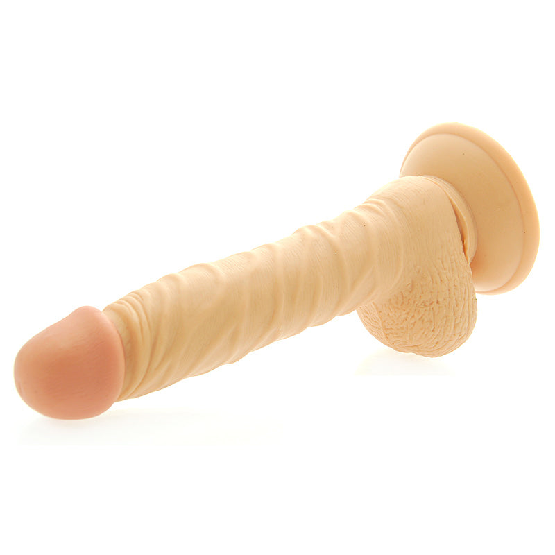 8 Inch Realistic Dong with Scrotum - Eroticon Ltd