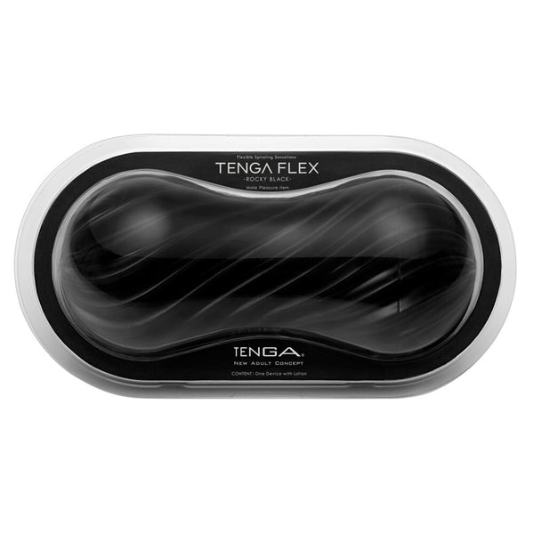 Tenga Flex Rocky Black Masturbator - Eroticon Ltd