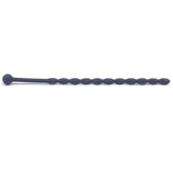 6 Inch Black Silicone Beaded Penis Sound Plug - Eroticon Ltd