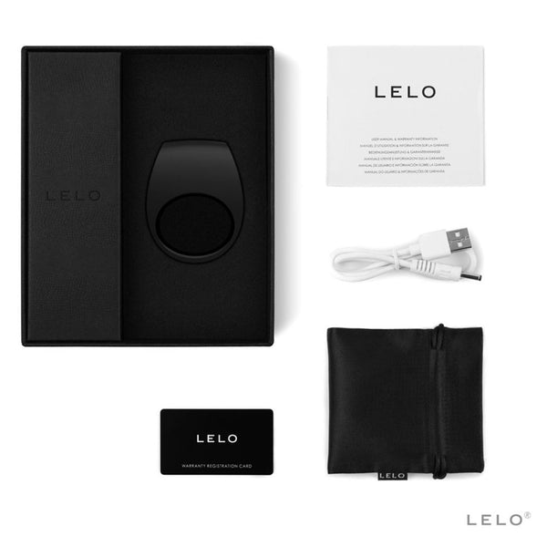 Lelo Tor 2 Black Couples Ring - Eroticon Ltd