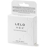 Lelo Hex Original Condoms 3 Pack - Eroticon Ltd