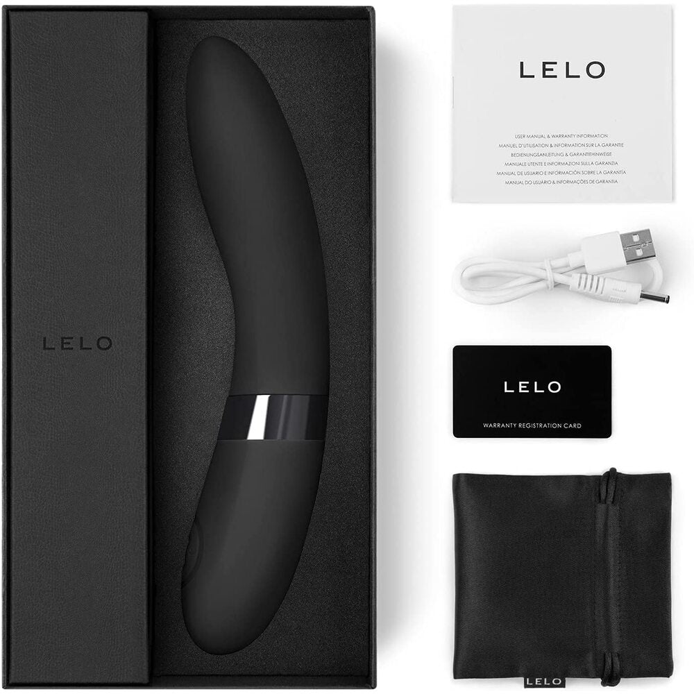 Lelo Elise 2 Dual Powered G Spot Vibrator Black - Eroticon Ltd