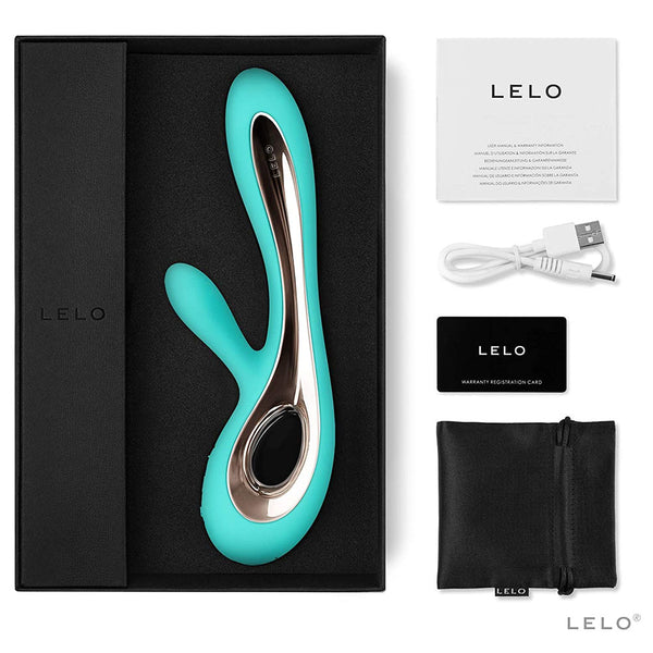Lelo Soraya 2 Dual Rabbit Vibrator Aqua - Eroticon Ltd