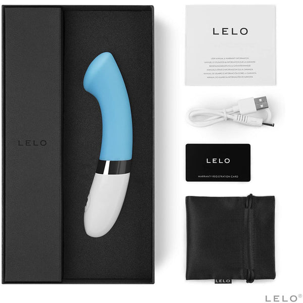 Lelo Gigi 2 Turquoise Blue G Spot Vibrator - Eroticon Ltd
