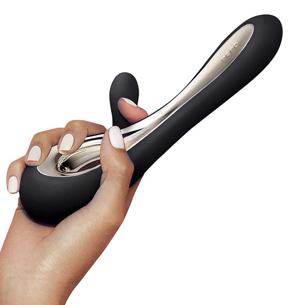 Lelo Soraya 2 Dual Rabbit Vibrator Black - Eroticon Ltd