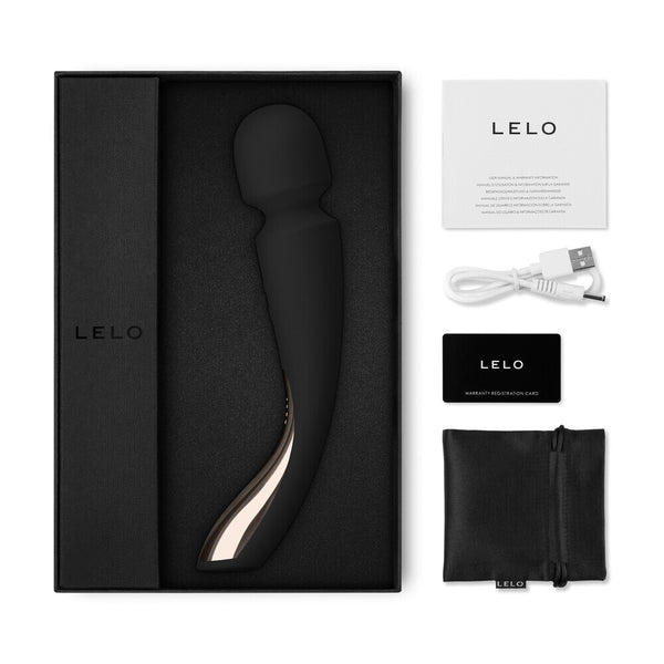 Lelo Smart Wand 2 Med Black - Eroticon Ltd