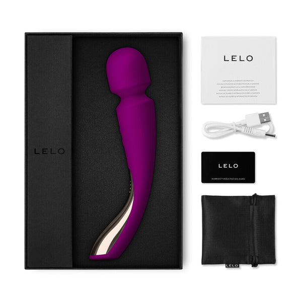Lelo Smart Wand 2 Med Deep Rose - Eroticon Ltd