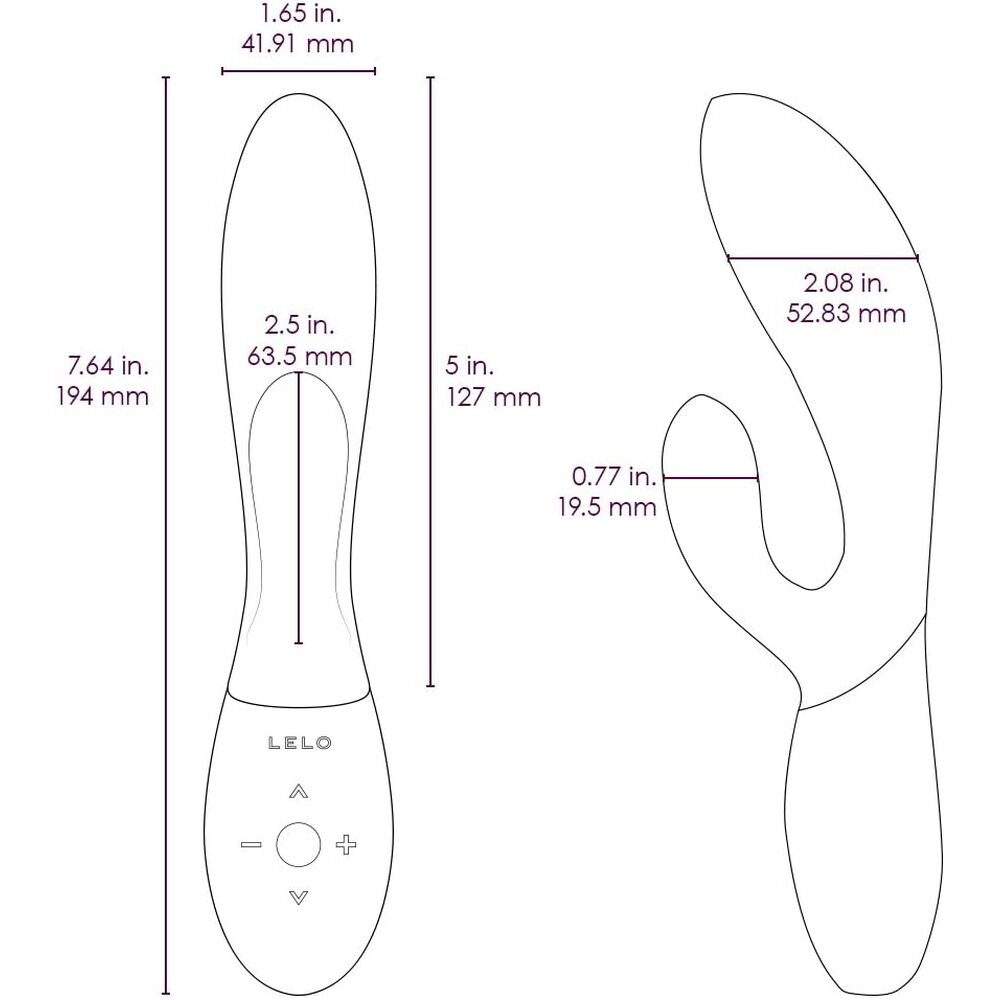 Lelo Ina Wave 2 Luxury Rechargeable Vibe Plum - Eroticon Ltd