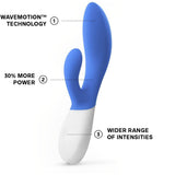 Lelo Ina Wave 2 Luxury Rechargeable Vibe Blue - Eroticon Ltd
