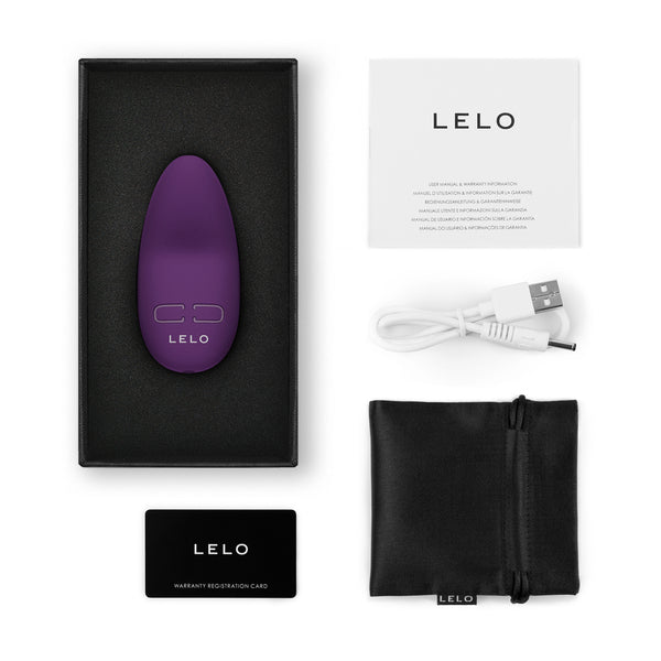 Lelo Lily 3 Dark Plum Petite Personal Massager - Eroticon Ltd