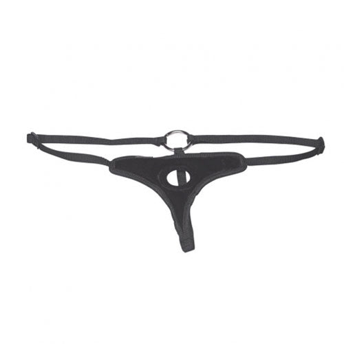 Lux Fetish Velvet Bikini Strap On Harness - Eroticon Ltd