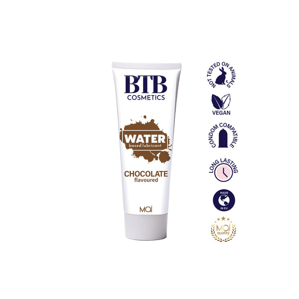 BTB Chocolate Flavoured Water Based Lubricant 100ml - Eroticon Ltd