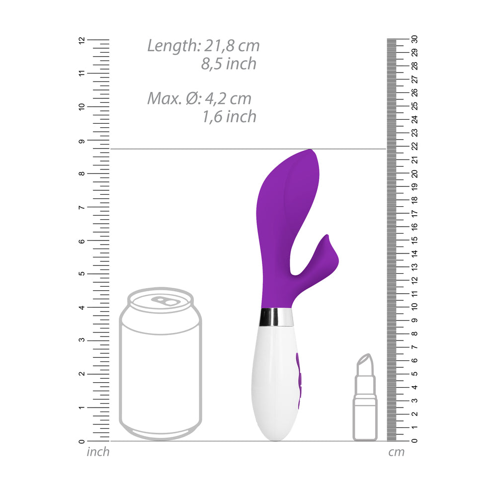 Achelois Rechargeable Vibrator Purple - Eroticon Ltd