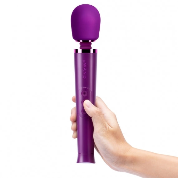 Le Wand Petite Rechargeable Vibrating Massager Dark Cherry - Eroticon Ltd