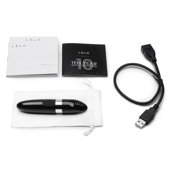 Lelo Mia Version 2 Black USB Luxury Rechargeable Vibrator - Eroticon Ltd