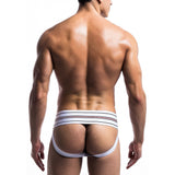 Male Basics Fetish Classic Wide Jock Strap White - Eroticon Ltd