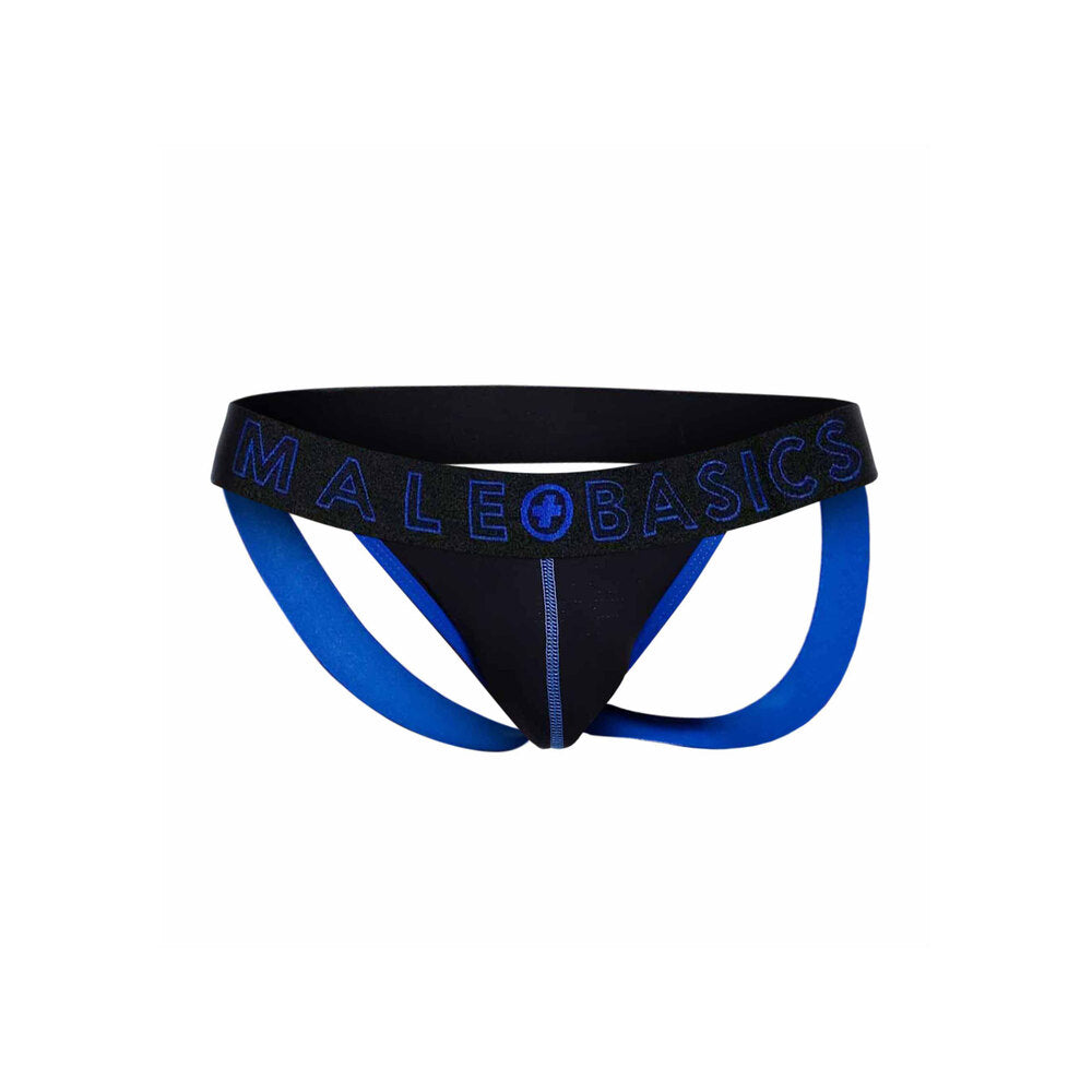 Male Basics Neon Jock Blue - Eroticon Ltd