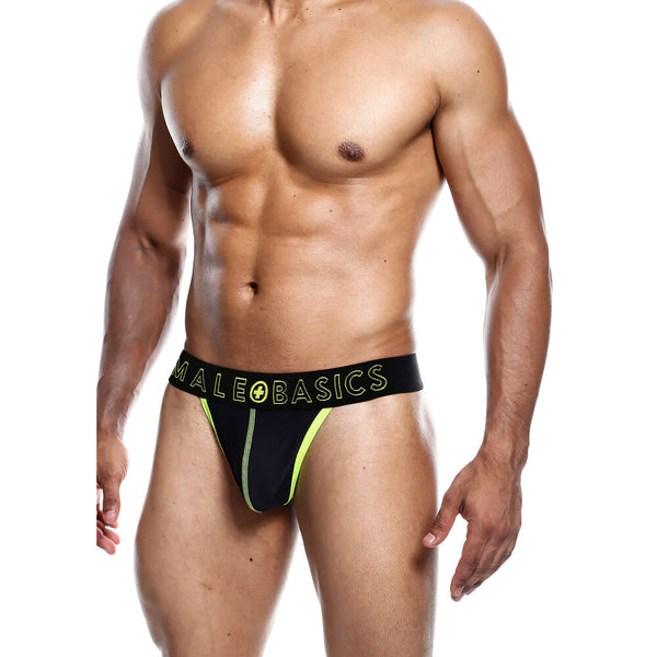 Male Basics Neon Thong Yellow - Eroticon Ltd