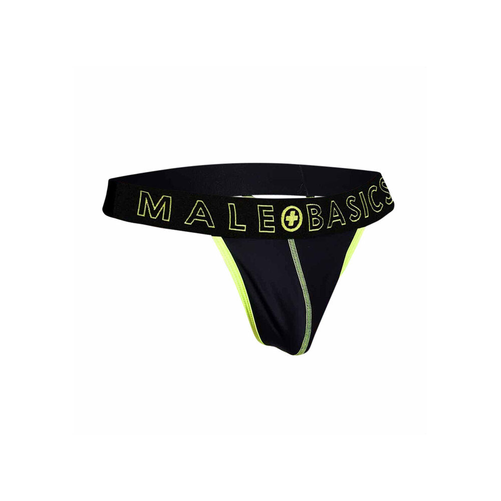 Male Basics Neon Thong Yellow - Eroticon Ltd