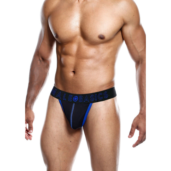 Male Basics Neon Thong Blue - Eroticon Ltd