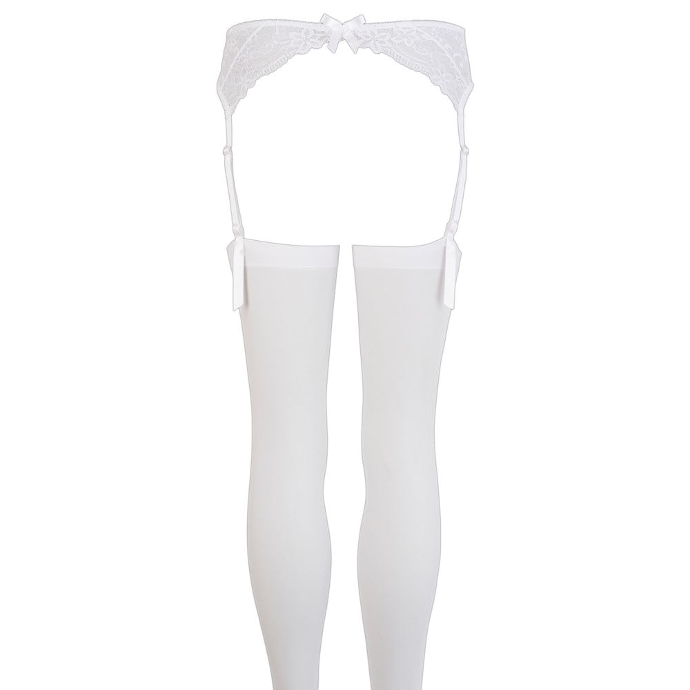 Suspender Set White - Eroticon Ltd