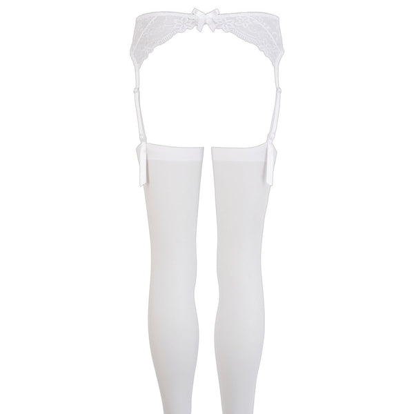 Suspender Set White - Eroticon Ltd
