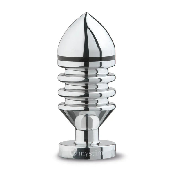 MyStim Hector Helix Large Aluminium Butt Plug - Eroticon Ltd