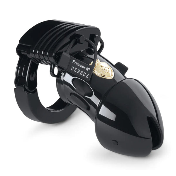 MyStim Pubic Enemy No 1 Black Edition EStim Cock Cage - Eroticon Ltd