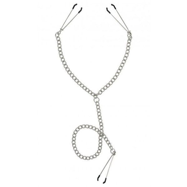 Nipple To Clit Tweezer Clamp Set - Eroticon Ltd