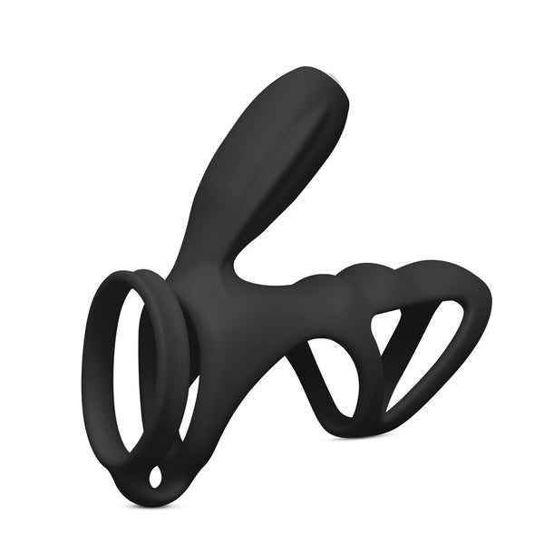 Cockring and Clit Vibrator Black - Eroticon Ltd