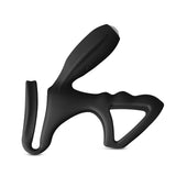 Cockring and Clit Vibrator Black - Eroticon Ltd