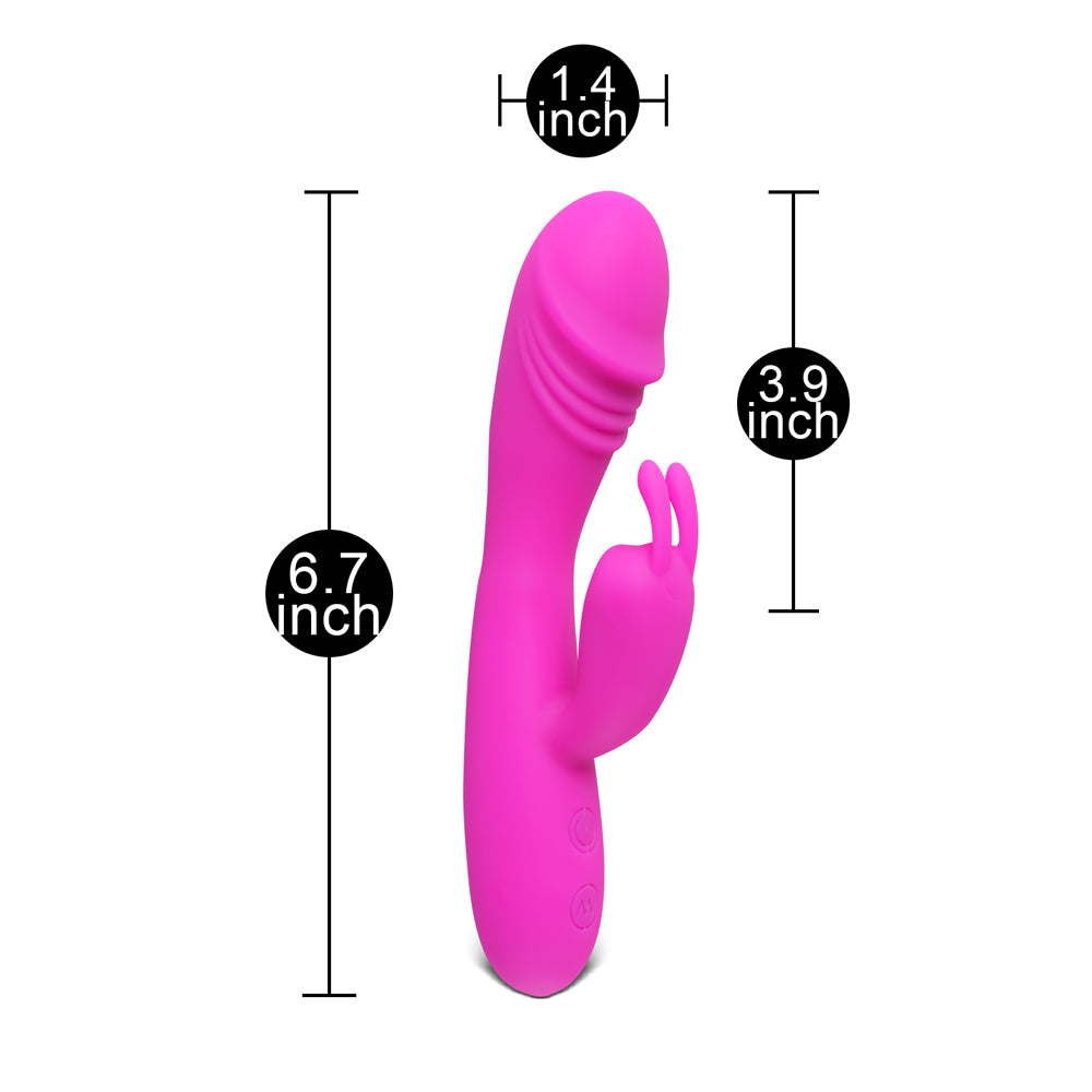 12 speed Rabbit Vibrator Purple - Eroticon Ltd