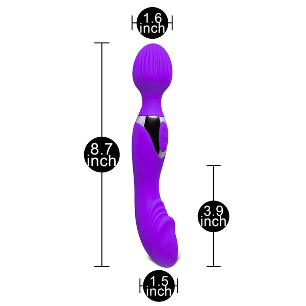 10 Speed Double Ended Wand Massager - Eroticon Ltd