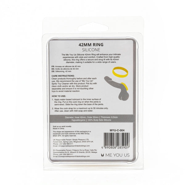 Me You Us Silicone 42mm Ring - Eroticon Ltd