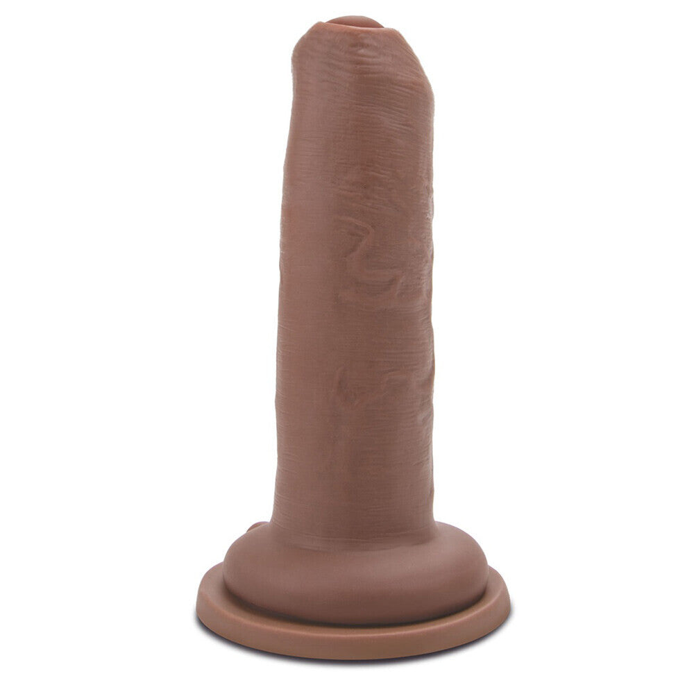 Me You Us Uncut Ultra Cock 6 Inch Dildo Flesh Brown - Eroticon Ltd
