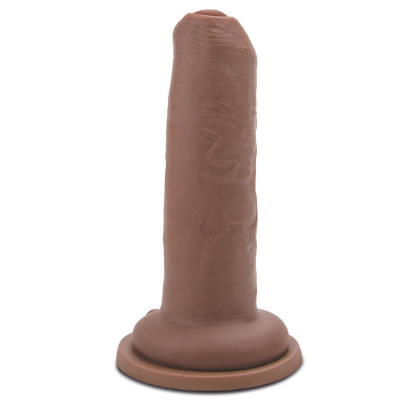 Me You Us Uncut Ultra Cock 6 Inch Dildo Flesh Brown - Eroticon Ltd
