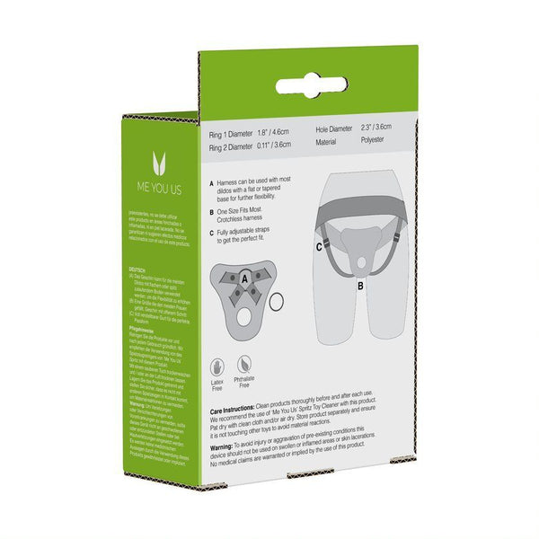 Me You Us Adjustable Harness Black - Eroticon Ltd