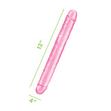 Me You Us Ultra Double Dildo 12 Inches Pink - Eroticon Ltd