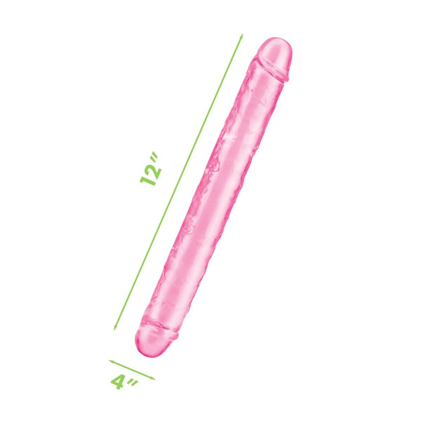 Me You Us Ultra Double Dildo 12 Inches Pink - Eroticon Ltd