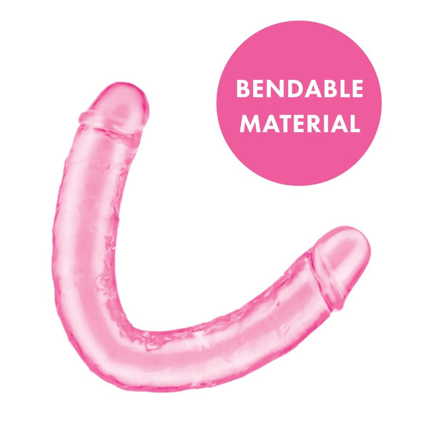 Me You Us Ultra Double Dildo 12 Inches Pink - Eroticon Ltd