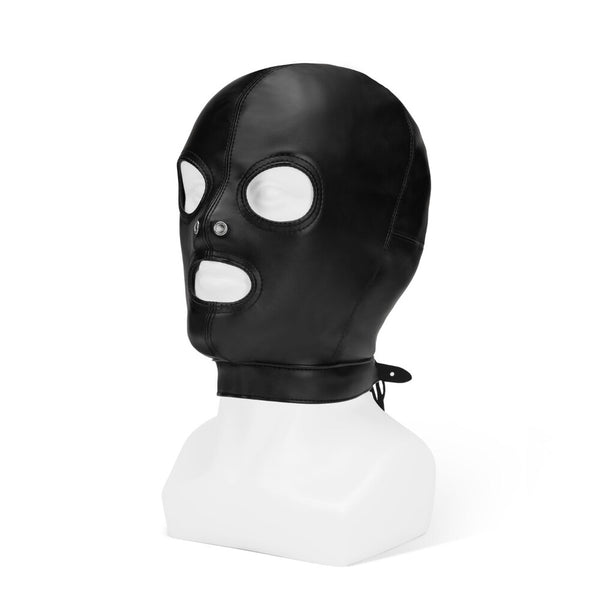 Me You Us Black Hood With Eyes Nose Mouth - Eroticon Ltd