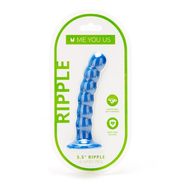 Me You Us 5.5 Inch Ripple G Spot Peg Dildo - Eroticon Ltd