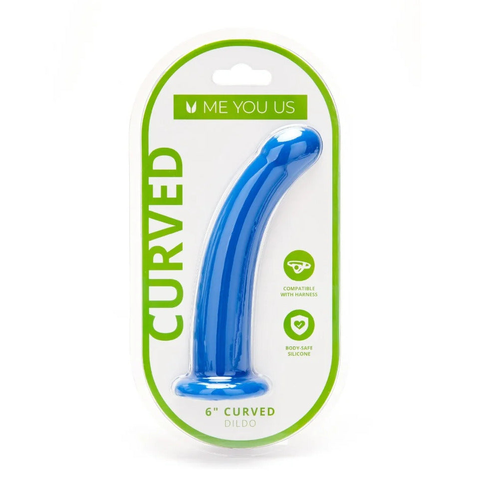 Me You Us 6 Inch Curved Silicone Dildo - Eroticon Ltd