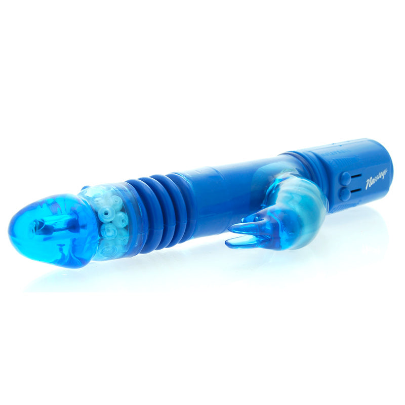 Deep Stroker Rabbit Vibrator Blue - Eroticon Ltd